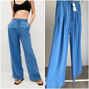 NWT Mango Drawstring Waist Modal Pants Flowy Small